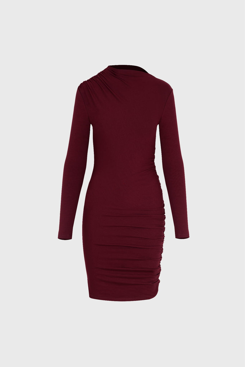 Miss Sculptural Kleid in Burgundy