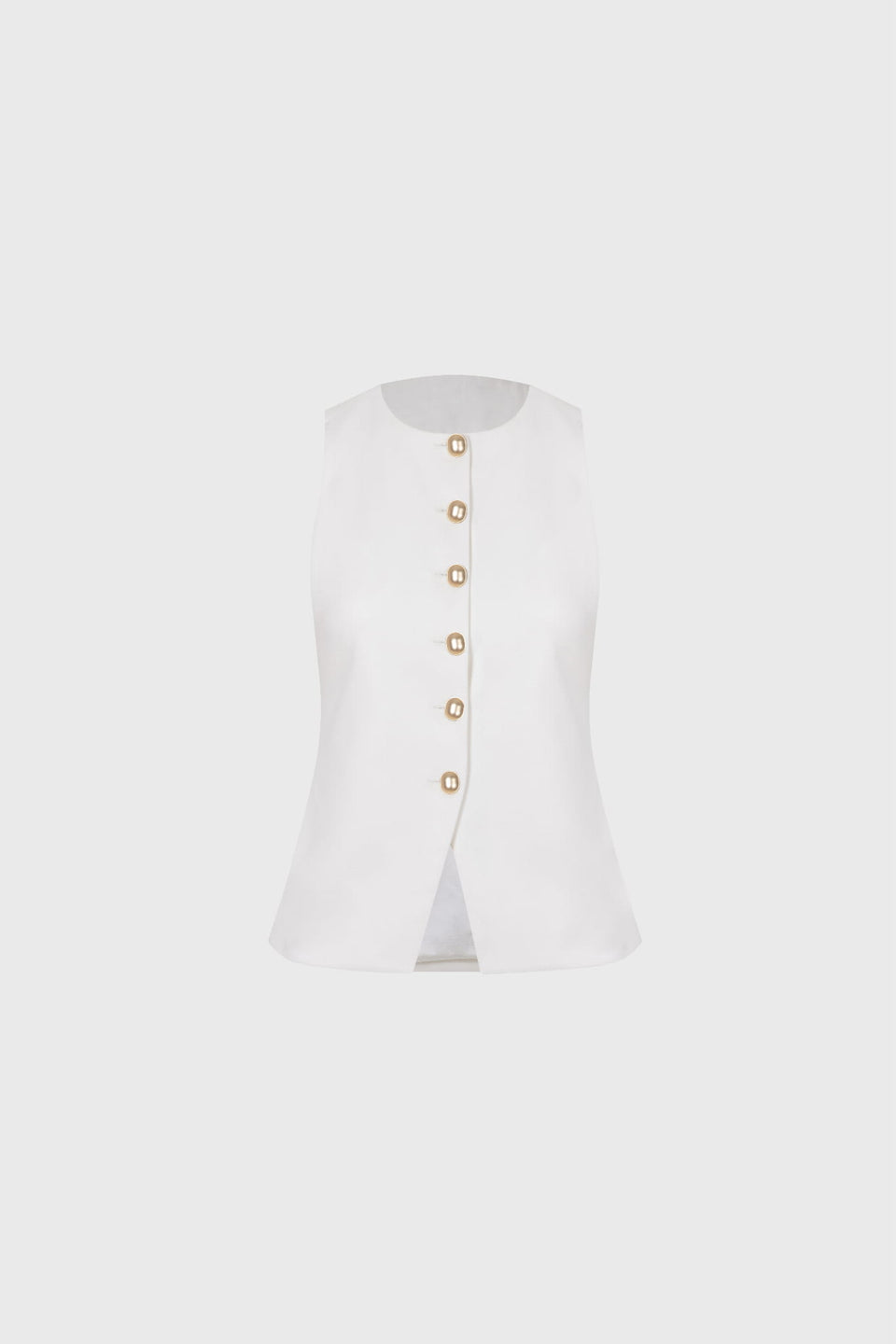Miss Demure Weste in Off White