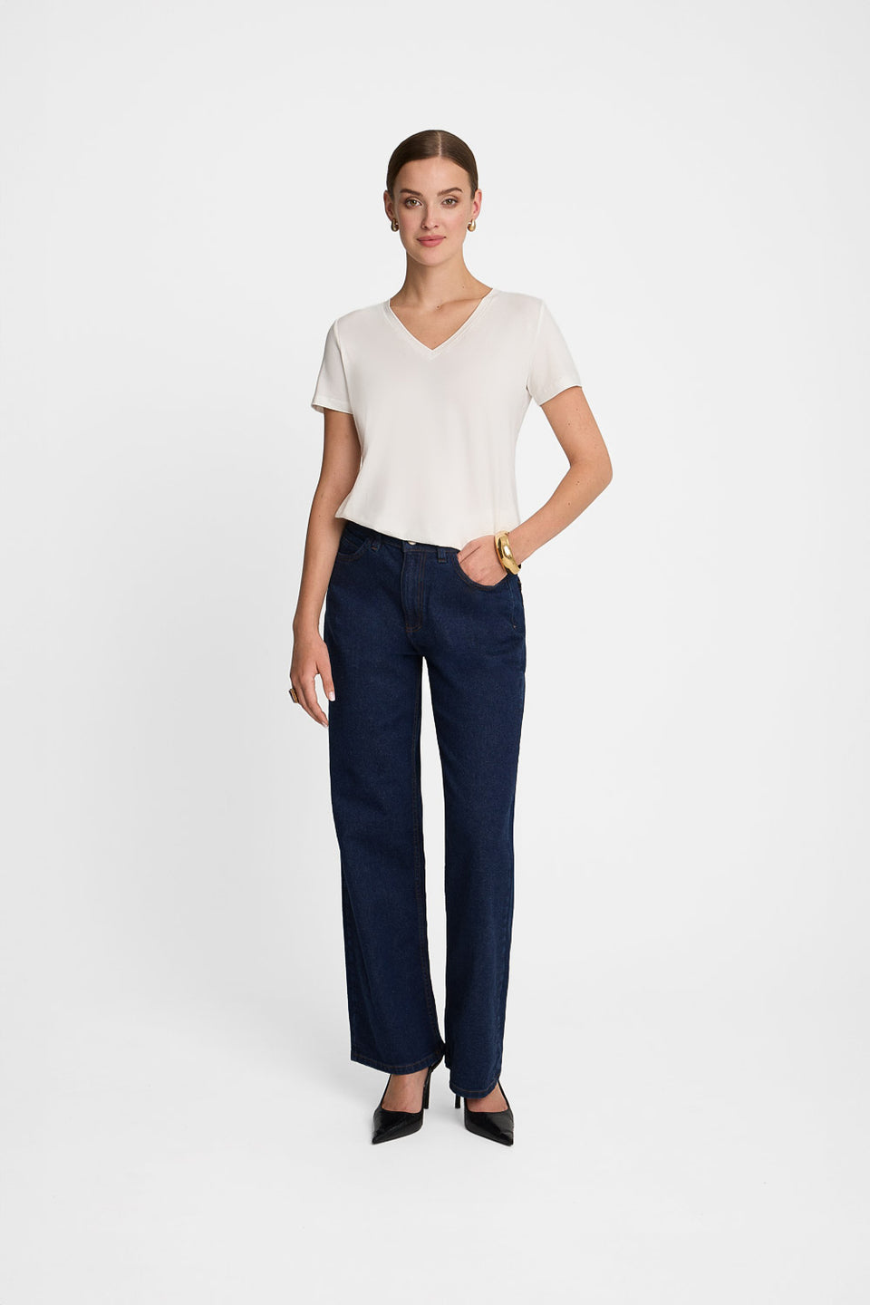 T-shirt Miss Classic Off White
