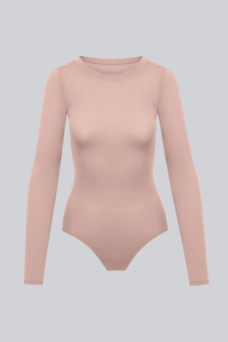 Body Miss Invisible Longsleeve C-neck Cappuccino