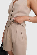 Spodenki Miss Preppy Beige