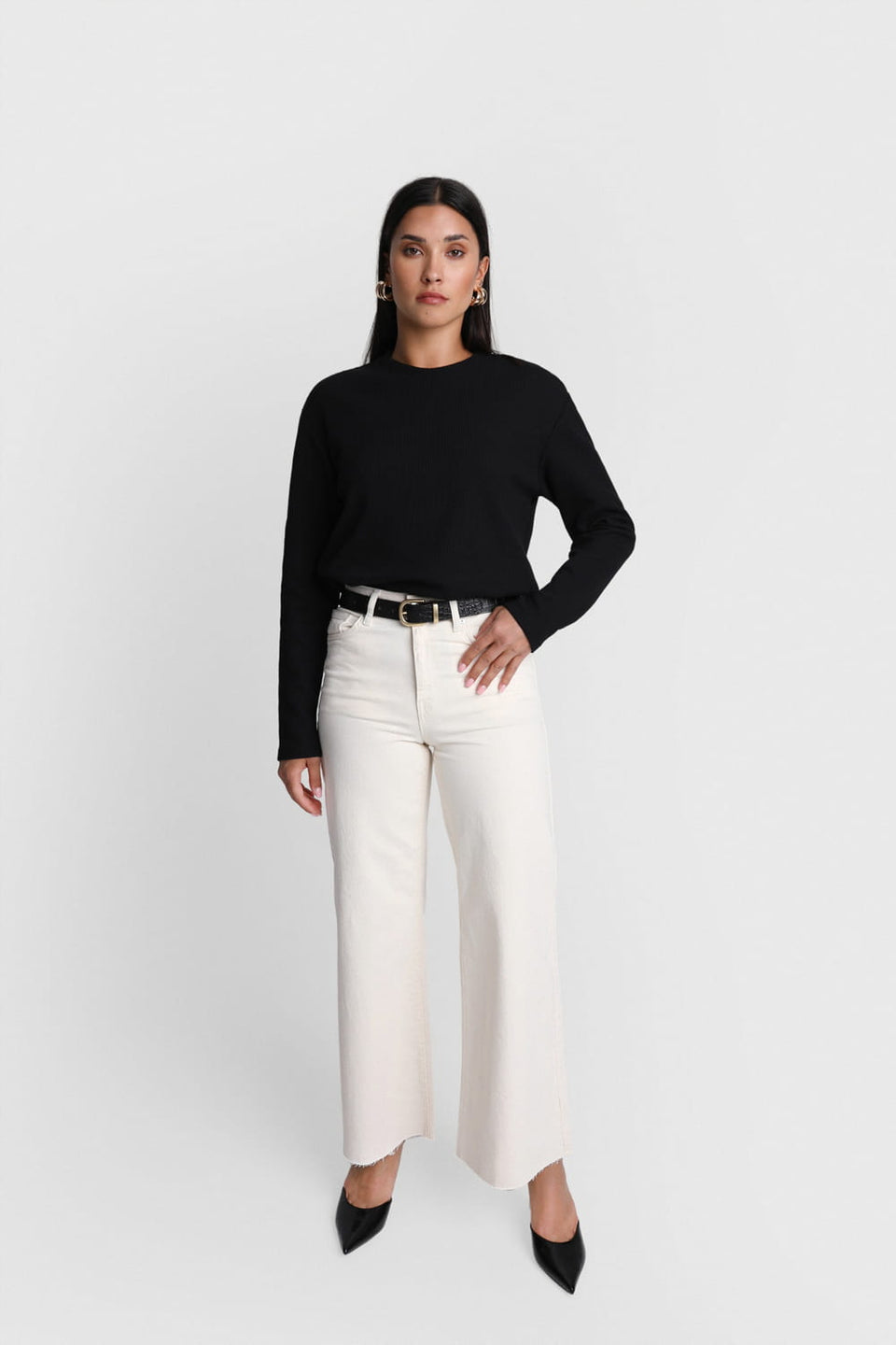 Longsleeve Miss Dapper Black