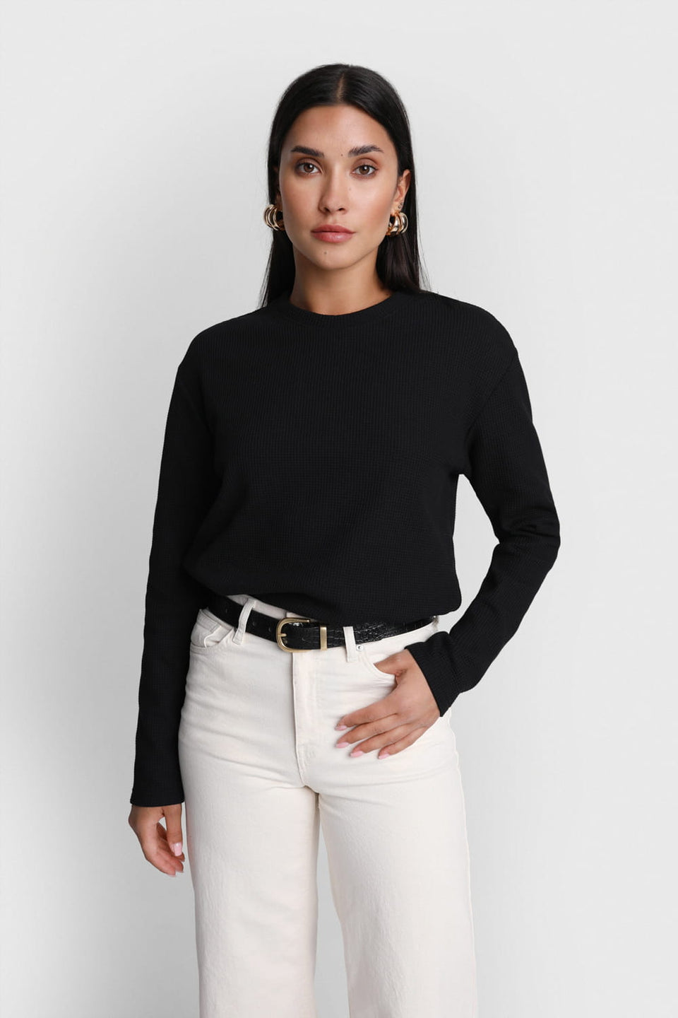 Longsleeve Miss Dapper Black