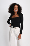 Longsleeve Miss Caro Black