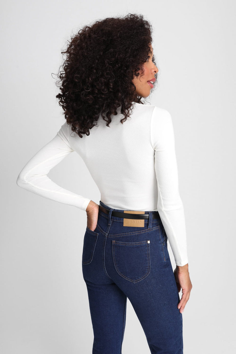 Longsleeve Miss Caro Off White