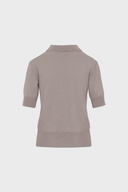 Miss Pure T-Shirt in Melange Beige