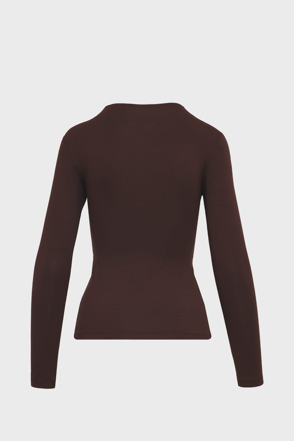 Longsleeve Miss Draped Chocolate