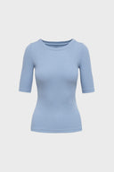T-shirt Miss Lovable Silver Blue