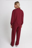 Miss Smooth Hose in Wine Red