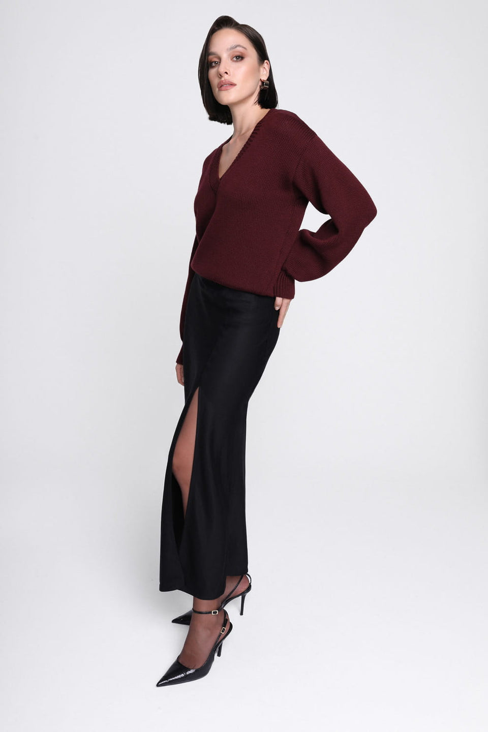 Sweter Miss Timeless Burgundy