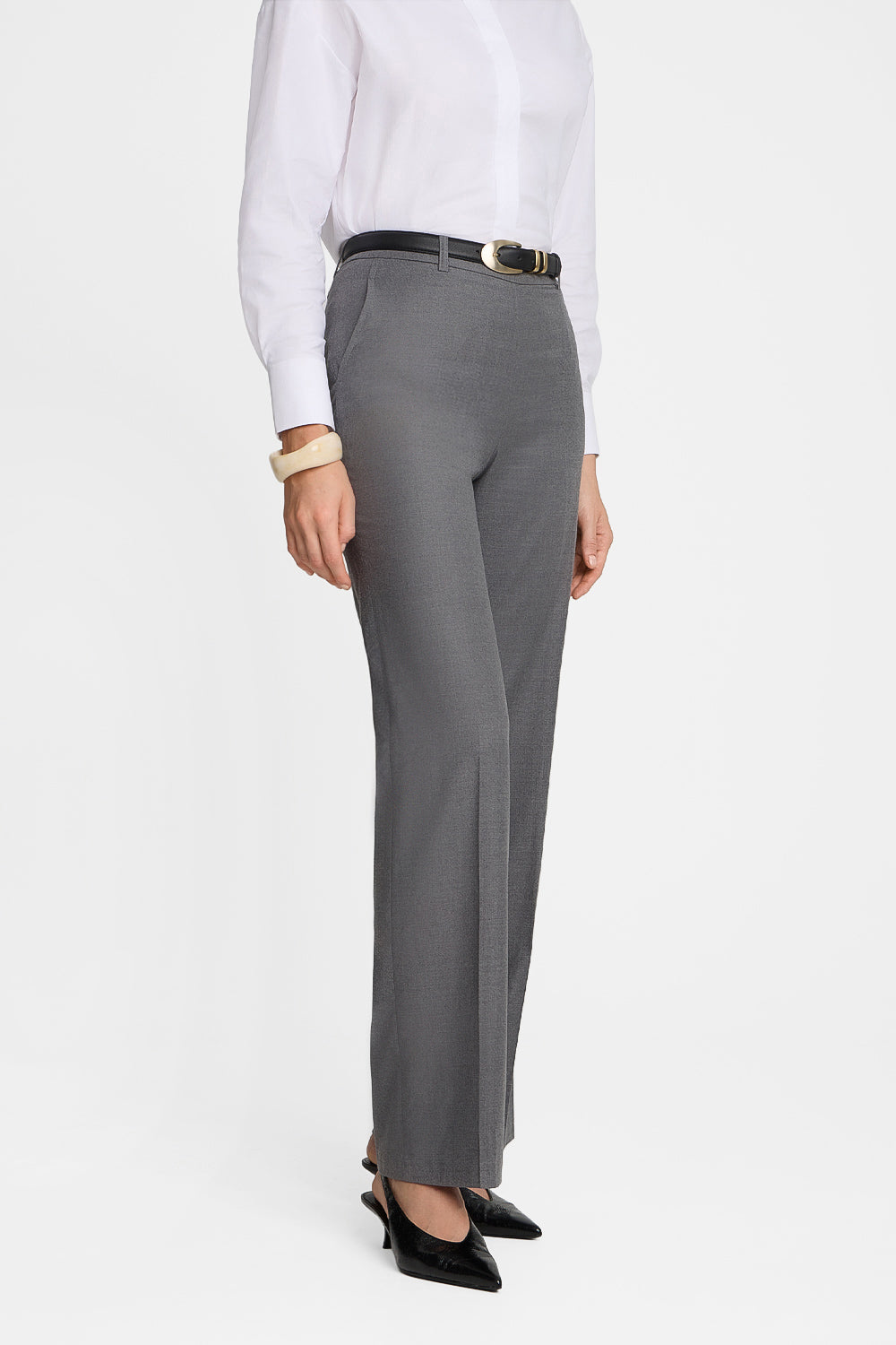 Spodnie Miss Minimal Melange Grey