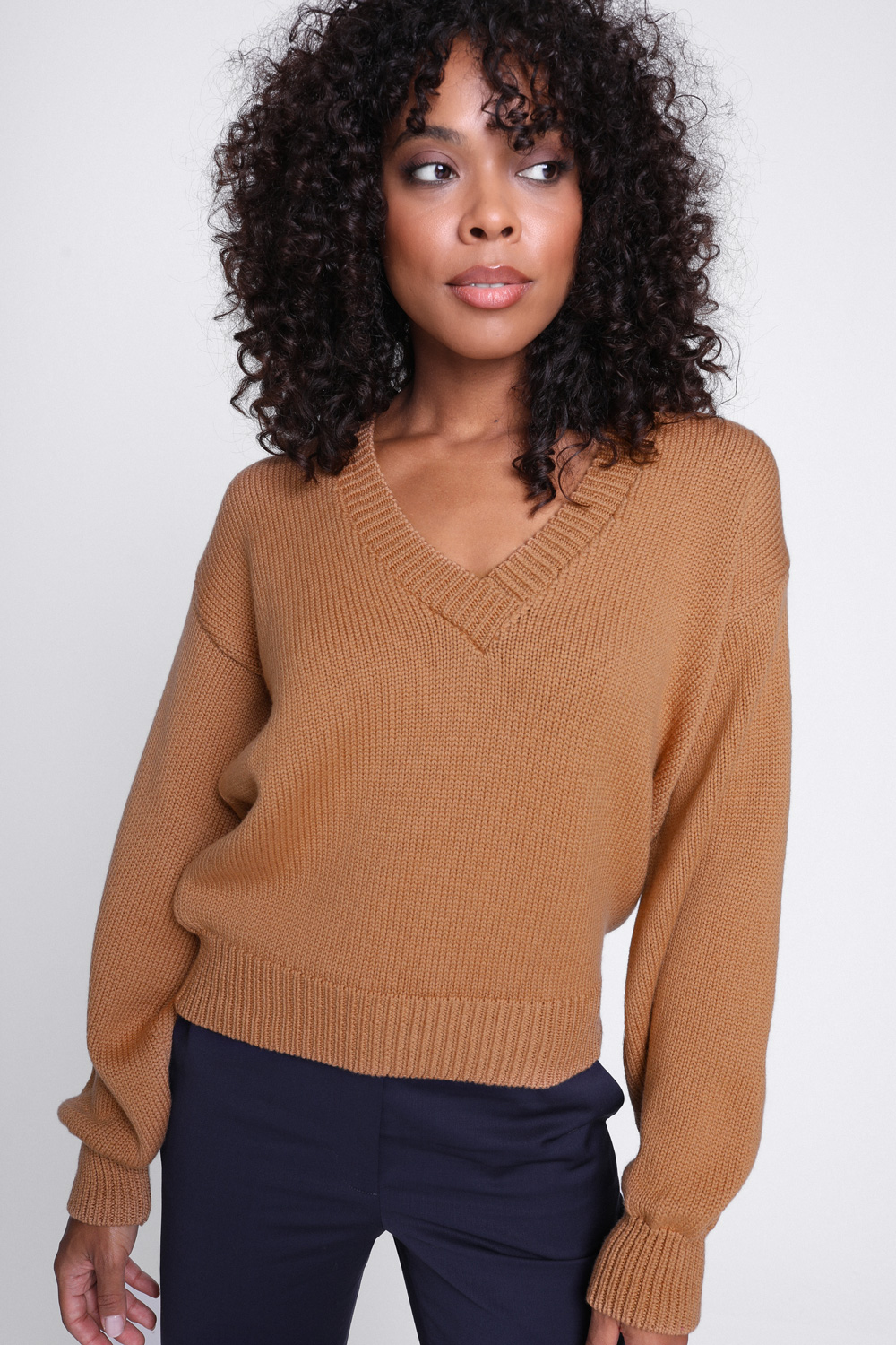 Sweter Miss Timeless Camel