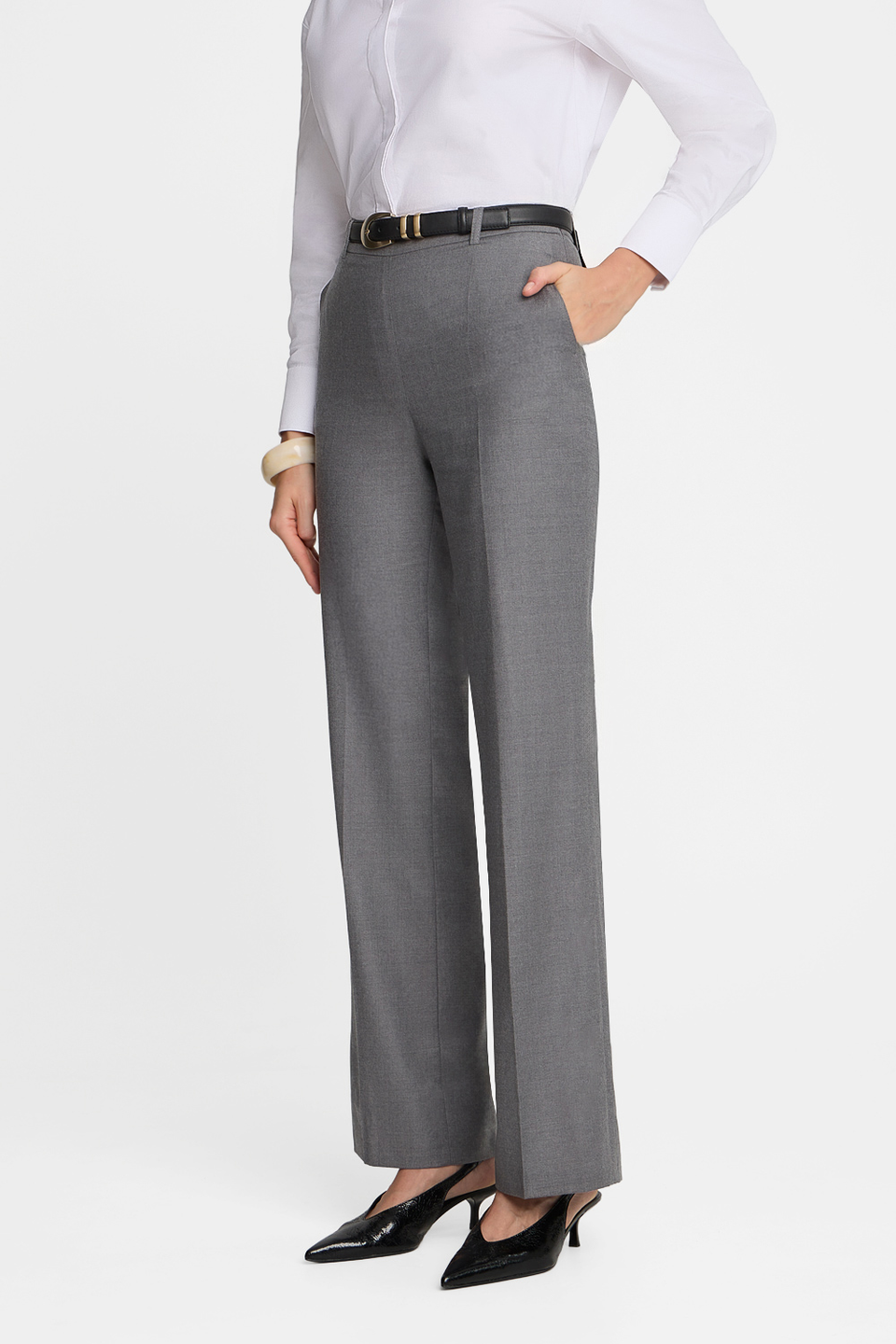 Spodnie Miss Minimal Melange Grey