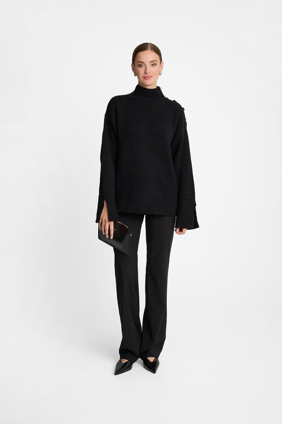 Golf Miss Buttoned Black