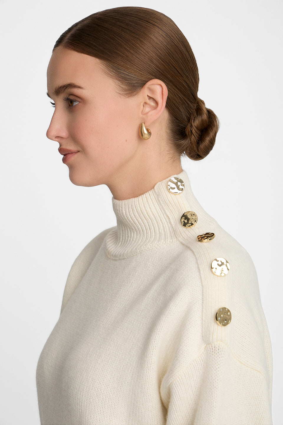 Golf Miss Buttoned Off White