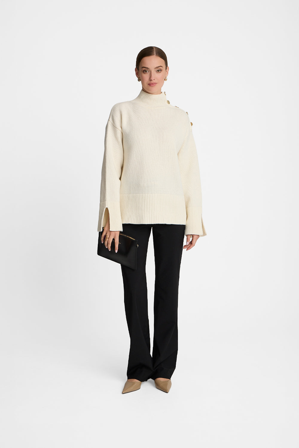 Golf Miss Buttoned Off White