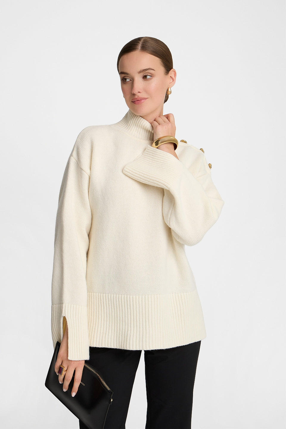 Golf Miss Buttoned Off White
