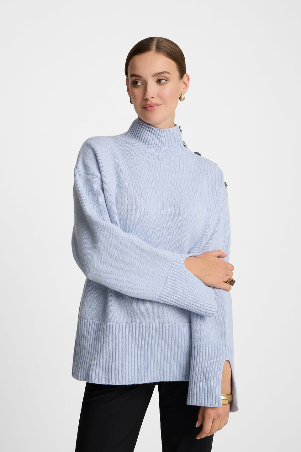 Golf Miss Buttoned Light Blue