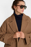 Miss Spacious Mantel in Camel