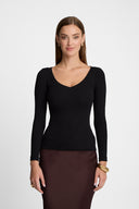 Longsleeve Miss Womanly Black