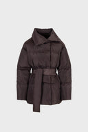 Miss Belted Jacke in Chocolate