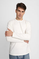 Mr Mighty Longsleeve in White