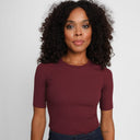 T-shirt Miss Lovable Burgundy