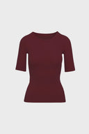 T-shirt Miss Lovable Burgundy
