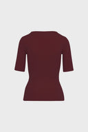 T-shirt Miss Lovable Burgundy