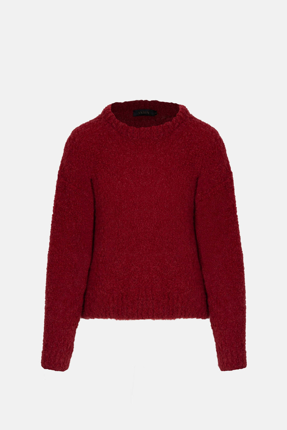 Sweter Miss Fluffy Wine Red
