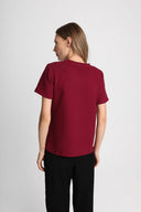 T-shirt Miss Dapper Wine Red