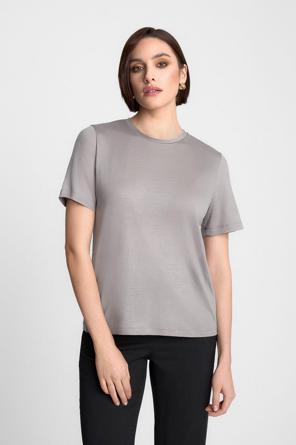 T-shirt Miss Merino Grey