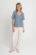 T-shirt Miss Relaxed Silver Blue
