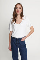T-shirt Miss Relaxed Off White