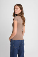 T-shirt Miss Sleek Cappuccino