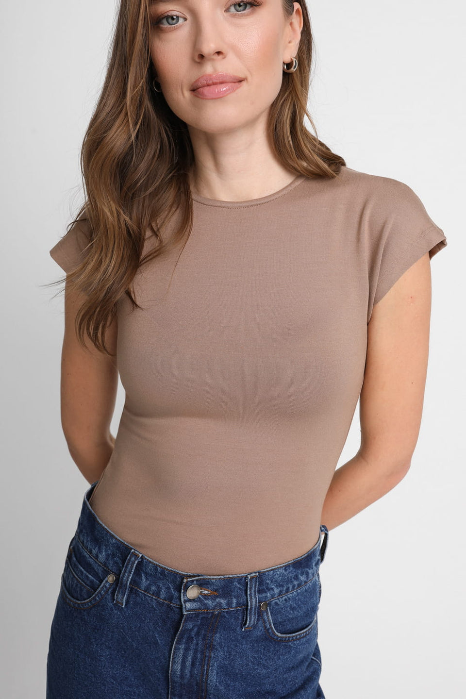 T-shirt Miss Sleek Cappuccino