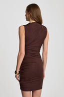 Sukienka Miss Draped Chocolate