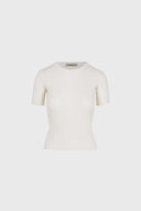 T-shirt Miss Quiet Off White