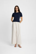 T-shirt Miss Quiet Navy