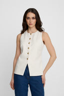 Kamizelka Miss Demure Off White