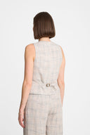 Miss Elegant Weste in Beige