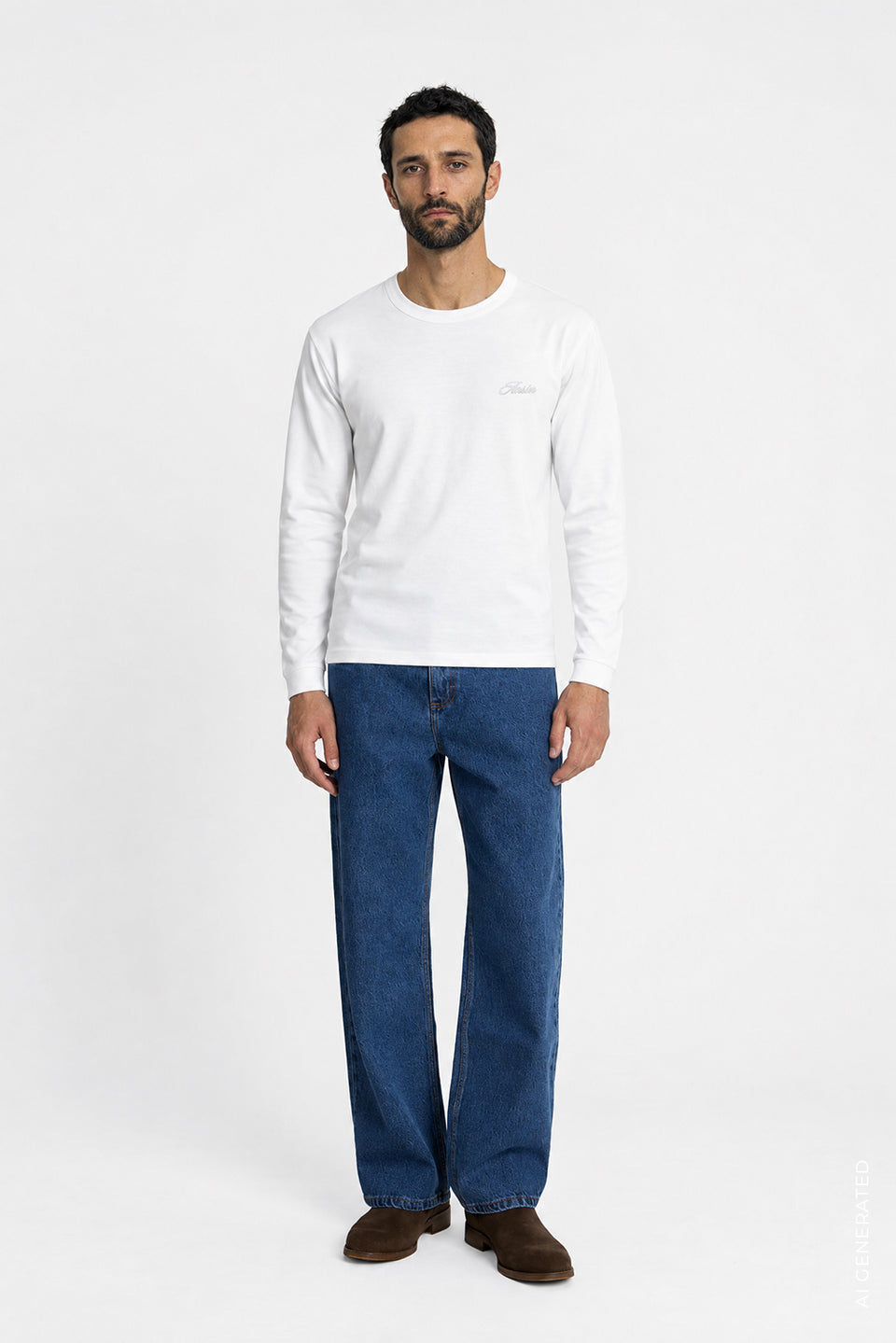 Longsleeve Mr Theo Off White