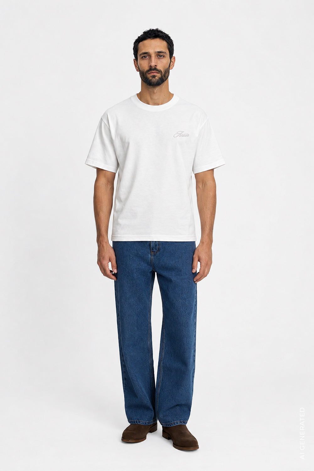 T-shirt Mr Theo Off White