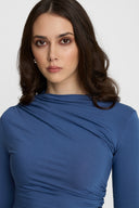 Longsleeve Miss Sculptural Vintage Blue
