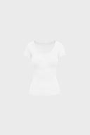 T-shirt Miss Womanly White