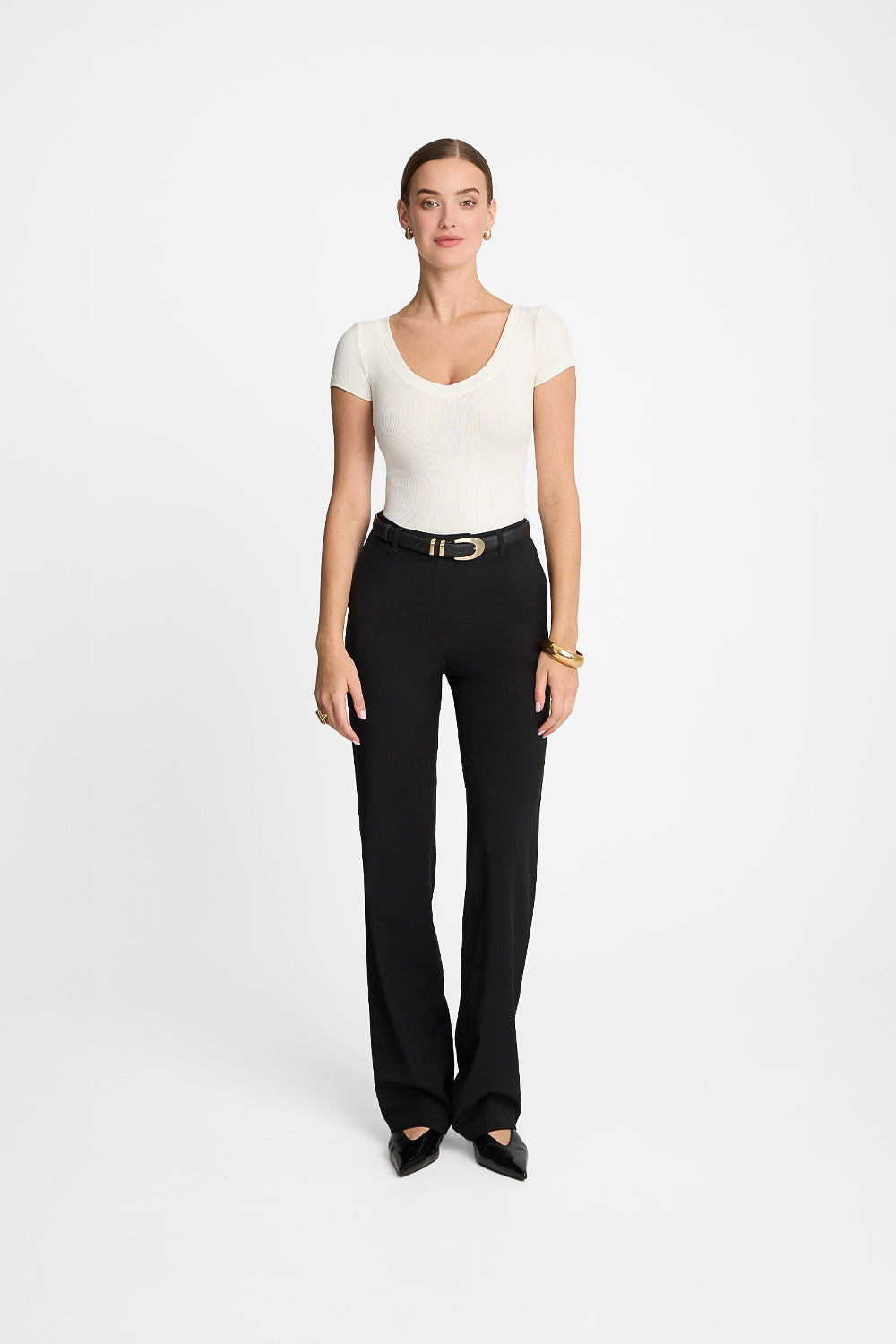T-shirt Miss Womanly Off White