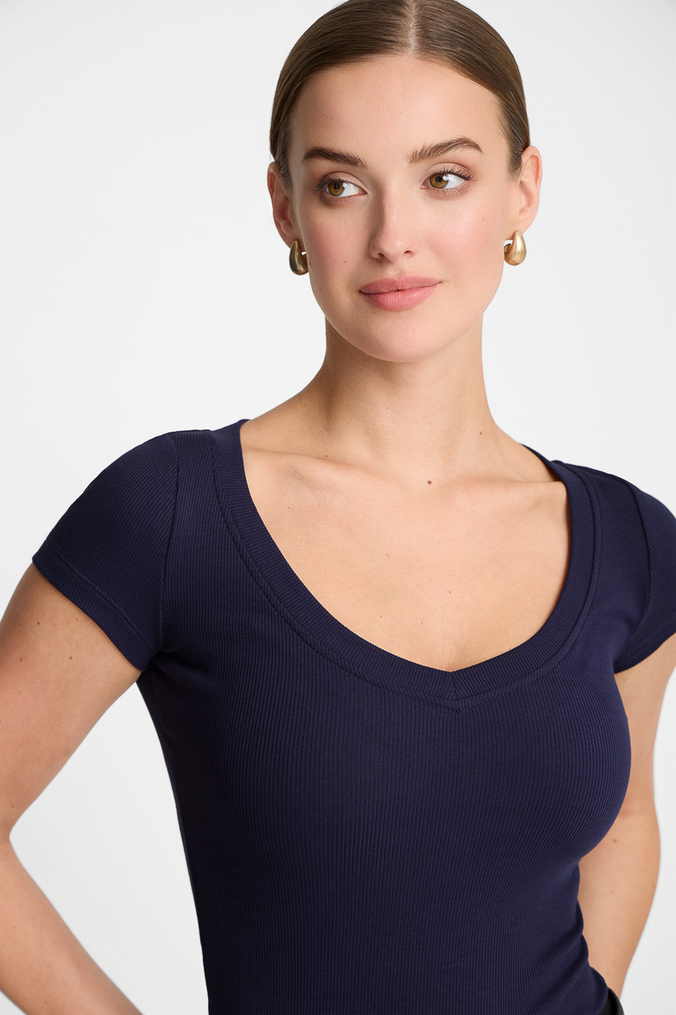 T-shirt Miss Womanly Navy