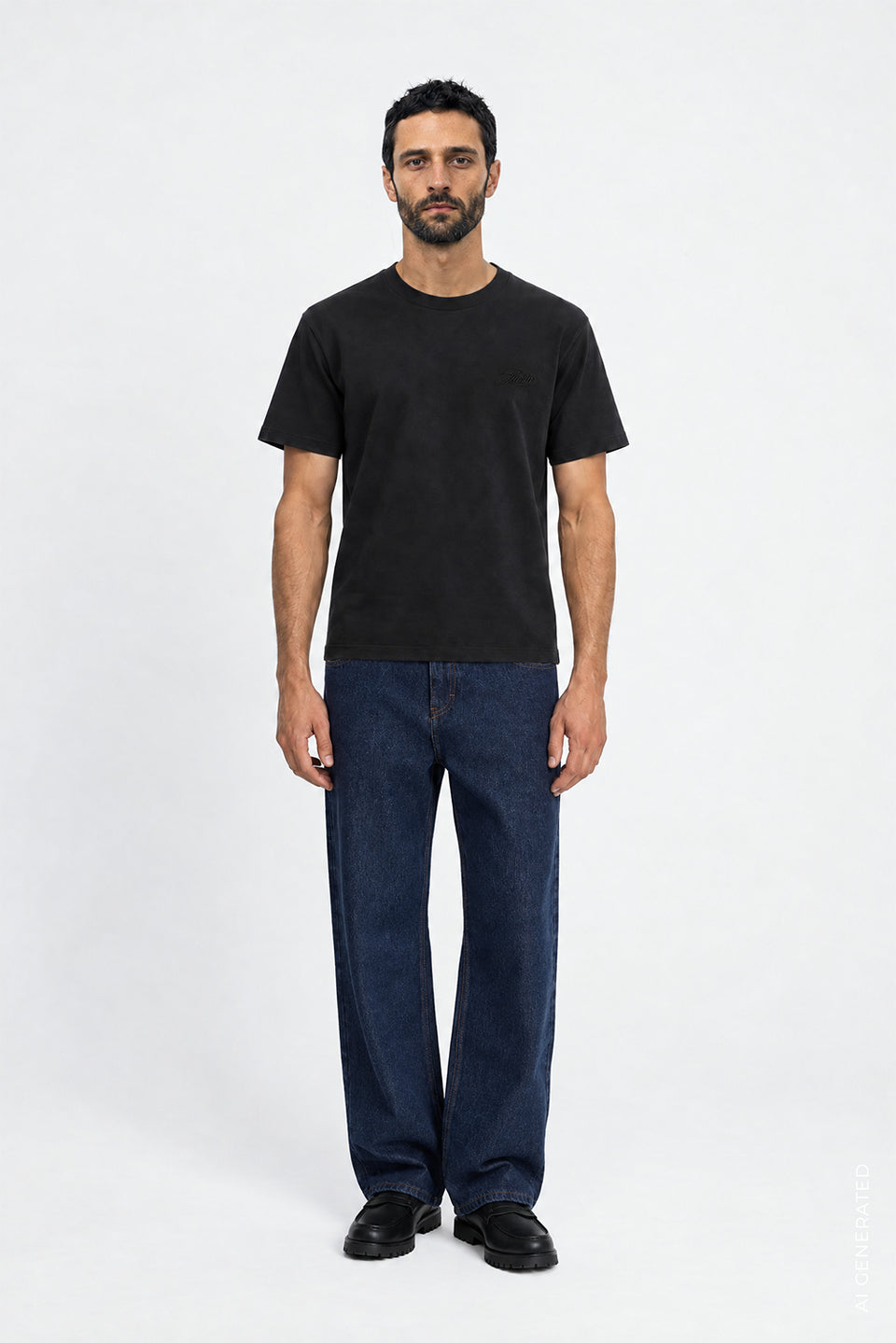 T-shirt Mr Theo Black