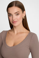 Longsleeve Miss Womanly Mokka