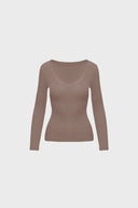 Longsleeve Miss Womanly Mokka